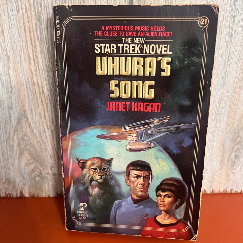 Star Trek Uhura's Song Janet Kagan Pocket Books 1985 Vintage Paperback Novel 21